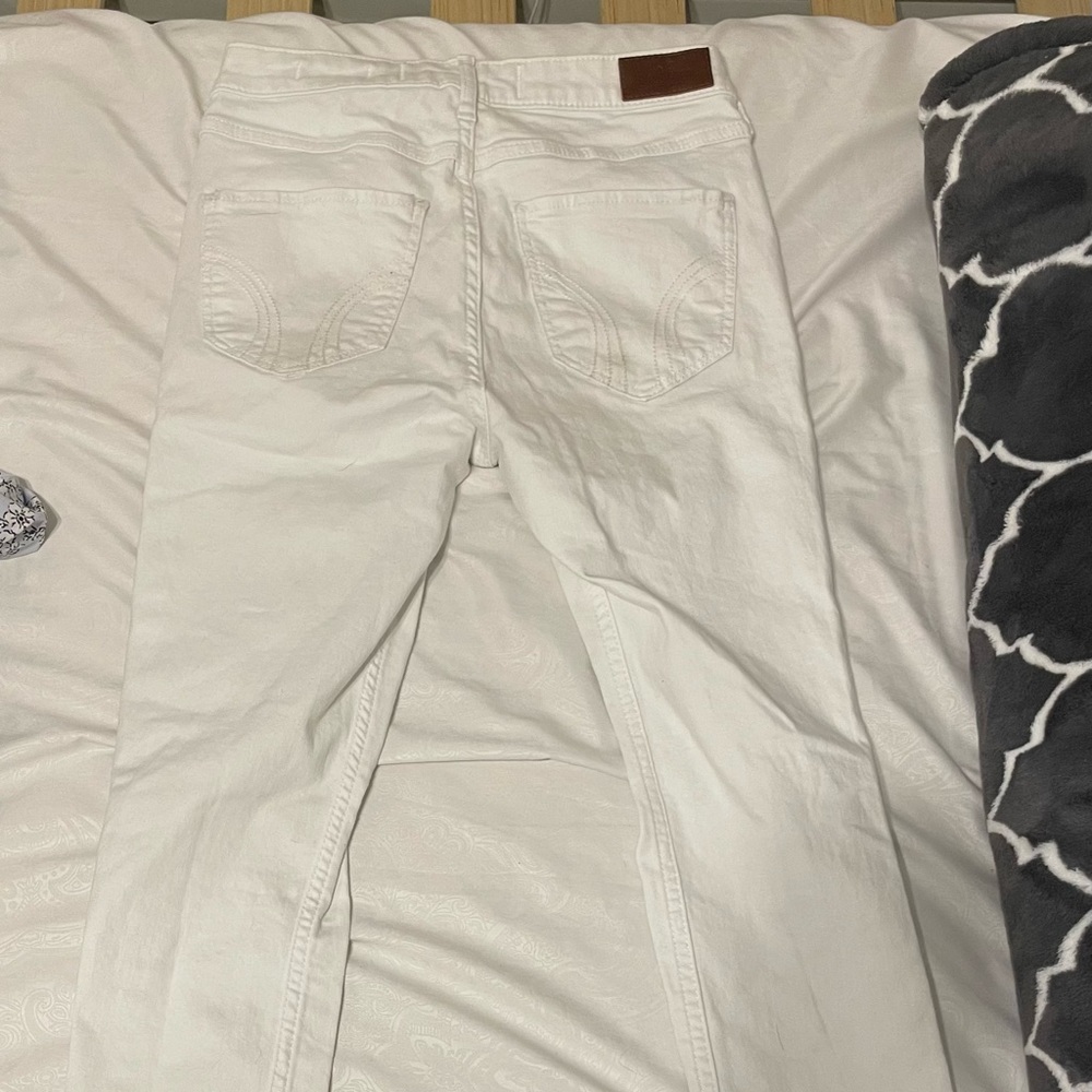 Hollister white jeans